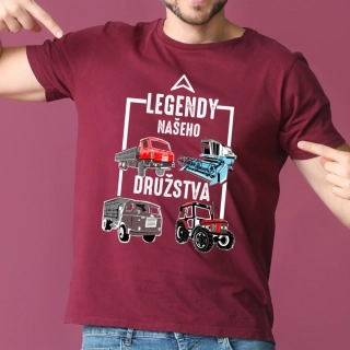 Legendy našeho družstva, pánské tričko s potiskem